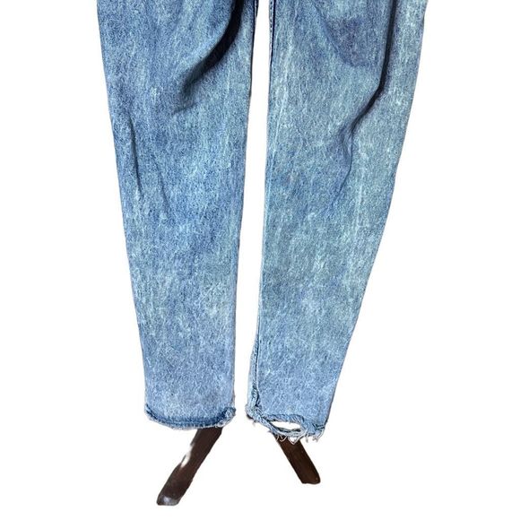 VTG 80s Code Bleu Distressed Japanese Denim 33X34 - Picture 7 of 9